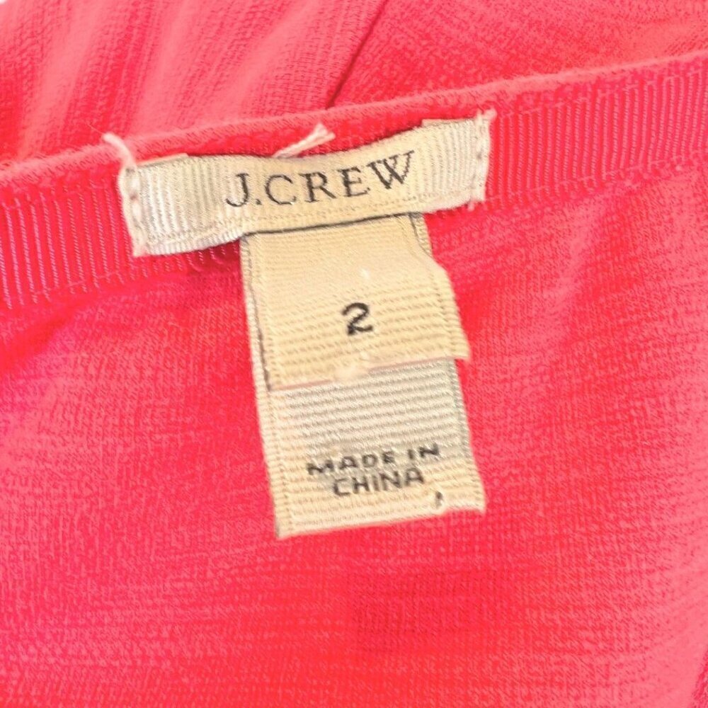 J. Crew Papaya Coral Soft Cotton Dress $98 - Picture 12 of 14